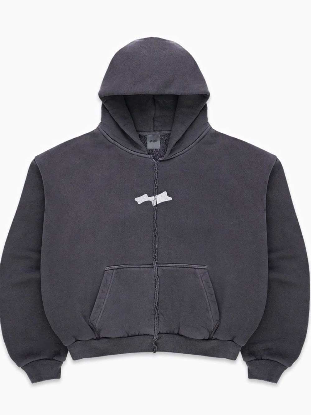Authentic Justin Bieber SKYLRK Ash No Zip Hoodie Size L - Brand New - Sold Out